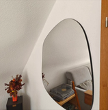 Nieregularne lustro ścienne Asymetryczne 74x102 cm