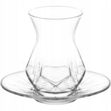 Zestaw szklanek do herbaty po Turecku 165ml TULIPANKI Lavinya 12 el.