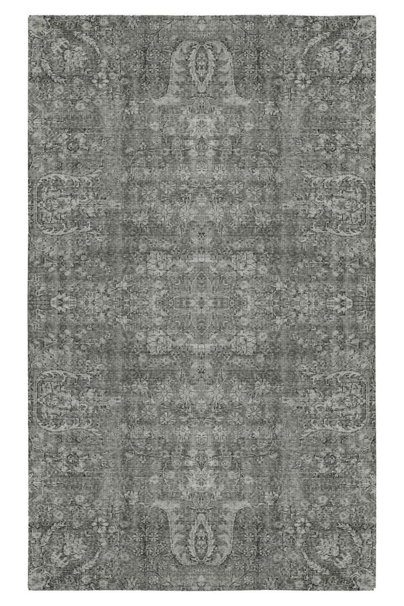 Dywan Tkany Vintage Czarno-Szary 120x180 cm