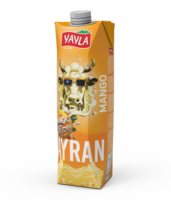 Ayran turecki napój jogurtowy o smaku mango 1 L, wegetariański