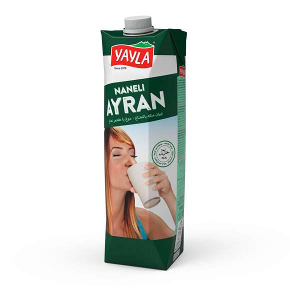 Ayran miętowy – turecki napój jogurtowy o smaku mięty 1 L
