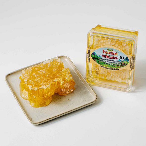 Buram Miód z plastrem miodu 250g – naturalny miód