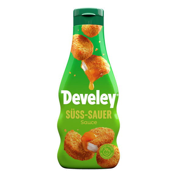 Develey Sweet and Sour Sauce 250 ml – an exotic sauce for chicken, fish and snacks