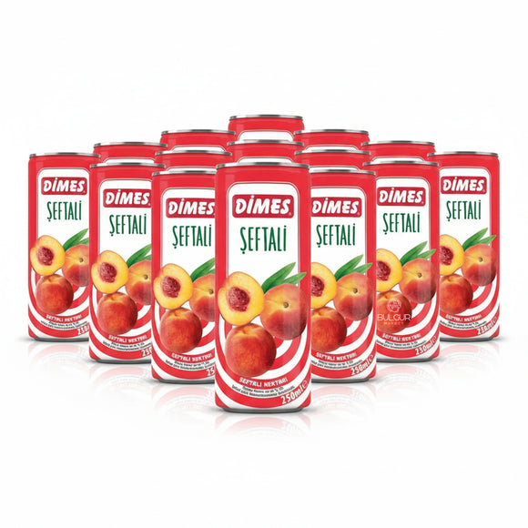Dimes Sok Brzoskwiniowy 250 ml | Zestaw 12 Puszek