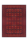 Dywan Orientalny Kasetonowy Czerwony Unikat 120x180 cm Klasyczny