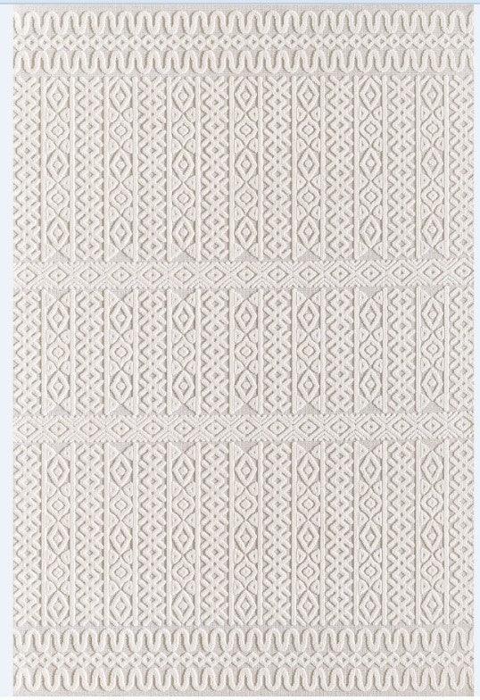 Dywan kremowy 120x180 cm – minimalistyczny design, prosty i elegancki
