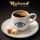 Filiżanki do Kawy po Turecku Espresso Mokka Oko Proroka Modern Zestaw 6os