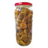 Grilled Green Olives BBQ 580g Yurttan – Turkish Premium Olives