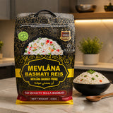 Mevlana Basmati Rice 4.5kg – 1121 Quality Sella Basmati XXXL Long Grain