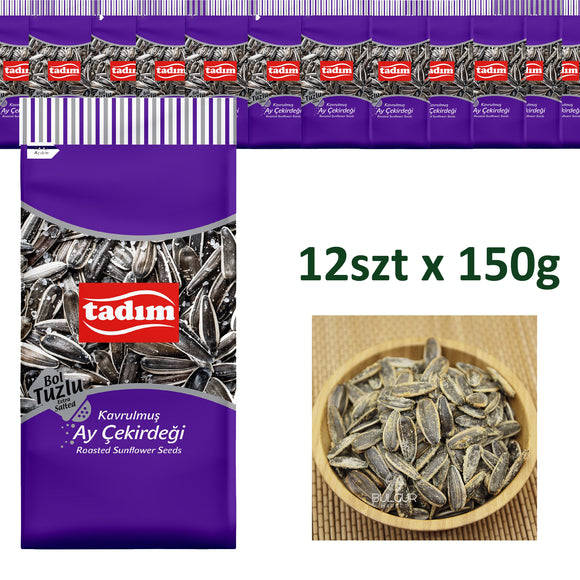 Pestki słonecznika Dakota Extra Solone Tadim 12×150 g – zestaw hurtowy