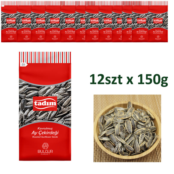 Pestki słonecznika solone Tadim 12×150 g – zestaw hurtowy