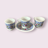 Elegancja w porcelana Zestaw 12.el Filiżanek do Tureckiej Kawy