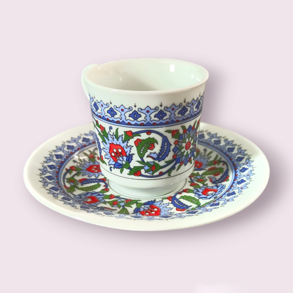 Elegancja w porcelana Zestaw 12 Filiżanek do Tureckiej Kawy