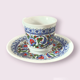 Elegancja w porcelana Zestaw 12.el Filiżanek do Tureckiej Kawy