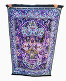 Unikalny dywan orientalny z motywem czaszki 120x190 cm – artystyczny design