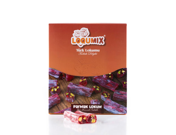 Pistacjowe Lokum z Granatem 350 g – Tradycyjny Smak Premium