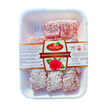 Rachatłukum rozkosz Seyyidler z aromatem róży i kokosem Lokum 300g