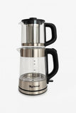 Roland Germany Electric Water Heater Kettle &amp; Turkish Tea Maker – Glass &amp; Stainless Steel 2200W