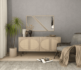 Lustro Ścienne 50x90 cm z Złotą Ramą MDF – Ekskluzywny Dwuczęściowy Design