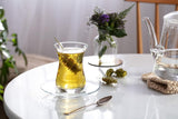 Szklanka Tulipan 'Ince Belli' 100 ml | Paşabahçe 6x aida
