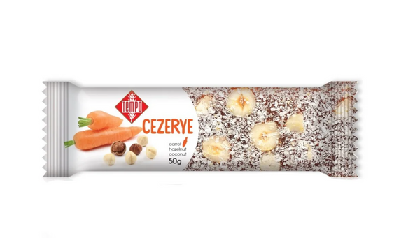 TEMPO Baton marchewkowy z orzechami laskowymi 50 g