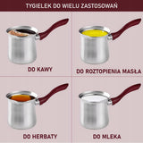 Tygielek do kawy po turecku ze stali nierdzewnej 600 ml Roland