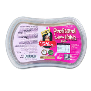 Tatlan Chałwa waniliowa z truskawkowym sosem profiterol 150g 