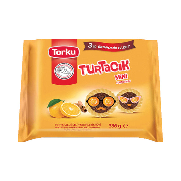 Torku Ciastka Biszkoptowe z Galaretką Pomarańczową 306g