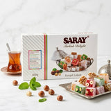 Tureckie Lokum Rahatlukum Mix Orzechów Turkish Delight Saray 400g