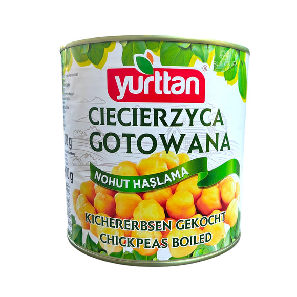 Cieciorka gotowana 2500g – Yurttan