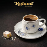 Zestaw Filiżanek do Kawy po Turecku Oko Proroka Roland 12cz. 90ml