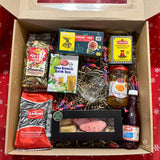 Zestaw upominkowy box prezentowy mix herbata + słodycze