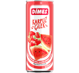 Dimes Napój Arbuz-Truskawka 250 ml | Zestaw 12 Puszek