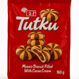 Ciasteczka Eti Tutku 160g – Mozaikowe z Kremem Kakaowym