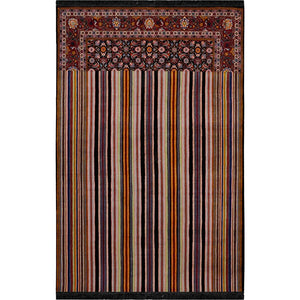 Dywan Tkany Vintage W Kolorowe Paski 120x180 cm