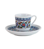 Elegancja w porcelana Zestaw 12.el Filiżanek do Tureckiej Kawy