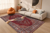 Dywany Vintage Stworzenie Adama 120x180 cm – Etniczny Dywan z Motywem Rąk