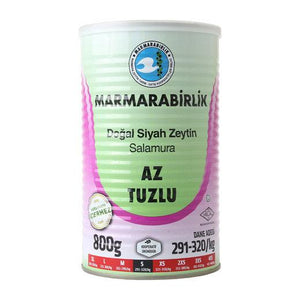 Az Tuzlu Siyah zeytin Marmarabirlik 400g