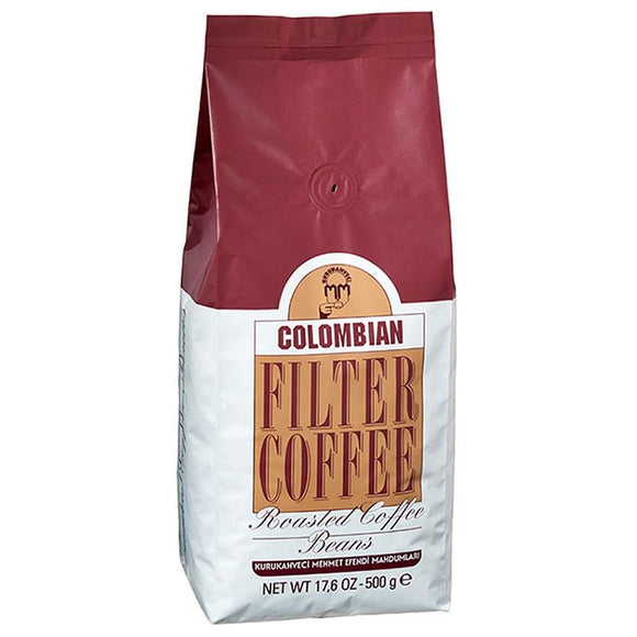 Turecka Kawa Ziarnista Mehmet Efendi Colombian Filter Coffee 500g