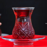 Tureckie Szklanki do Herbaty Pasabahce Timeless 170ml – Komplet 12 el