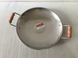 Patelnia orientalna Sac Tava 42cm stal nierdzewna do Kavurma wok camping