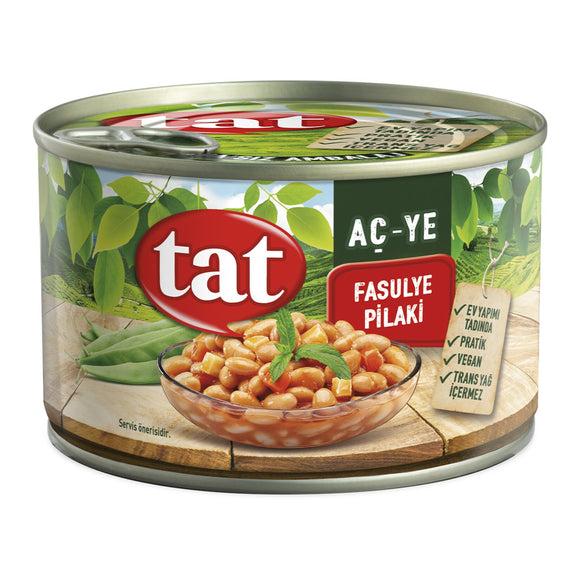 Tat Fasola Biała w Sosie Pomidorowym 400 g – Fasulye Pilaki