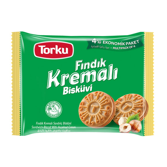 Torku Ciastka z Kremem Orzechowym 244 g