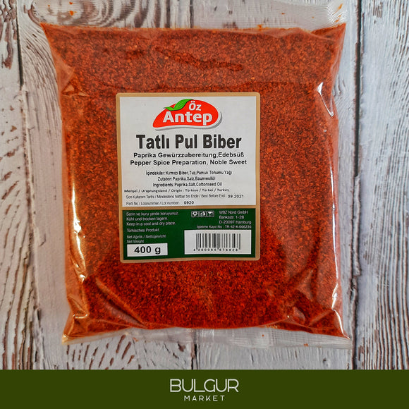 Öz Antep Red sweet pepper flakes 400g